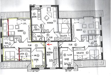 Wohnung zur Miete 615 € 2,5 Zimmer 75 m² 1. Geschoss frei ab sofort Bunsoh 25767