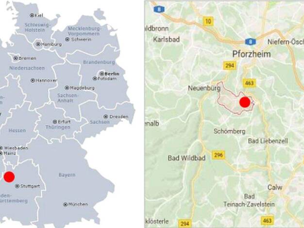 Bürofläche zur Miete provisionsfrei 735 € 105 m² Bürofläche Salmbacher Weg 35 Kapfenhardt Engelsbrand 75399