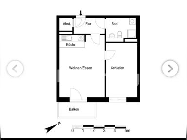 Wohnung zur Miete nur mit Wohnberechtigungsschein Tauschwohnung 390 € 2 Zimmer 54 m² 2. Geschoss Gesundbrunnen Berlin 13357