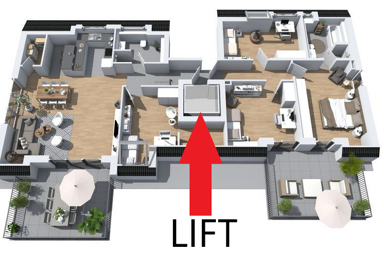 Penthouse zum Kauf provisionsfrei 999.900 € 5 Zimmer 140 m² 3. Geschoss frei ab sofort Gibb Wiesbaden 65203