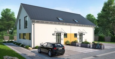 Doppelhaushälfte zum Kauf provisionsfrei 427.717 € 5 Zimmer 127 m² 380 m² Grundstück Ober-Abtsteinach Abtsteinach 69518