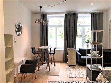Wohnung zur Miete Wohnen auf Zeit 1.040 € 1 Zimmer 38 m² frei ab 01.09.2024 Burtscheider Kurgarten Aachen 52066