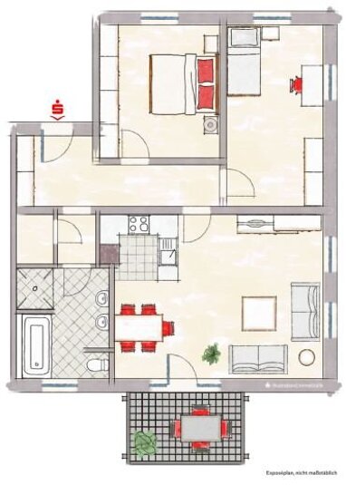 Wohnung zum Kauf Provisionsfrei 276.000 € 3 Zimmer 86 m² Ostheim Westheim 91747