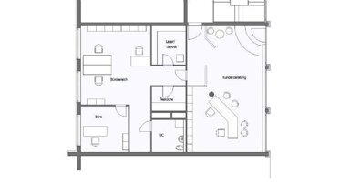 Büro-/Praxisfläche zur Miete provisionsfrei 10 € 121,8 m² Bürofläche Ekhofplatz 2a Mitte Gotha 99867