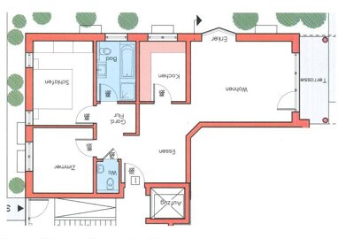 Wohnung zum Kauf Provisionsfrei 429.000 € 3 Zimmer 83,1 m² Erdgeschoss Marienbader Allee 33/35 Jügesheim Rodgau 63110