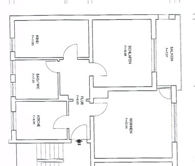 Wohnung zur Miete 1.100 € 3 Zimmer 79 m² Erdgeschoss frei ab sofort Andersenstr. 16 Laufamholz Nürnberg 90482