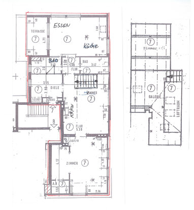 Wohnung zur Miete 1.950 € 4 Zimmer 171 m² 4. Geschoss Zehlendorf Berlin 14163