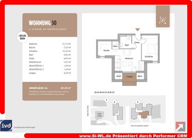 Wohnung zum Kauf Provisionsfrei 363.000 € 2 Zimmer 61,3 m² Am Krummen Deich Winsen - Kernstadt Winsen 21423