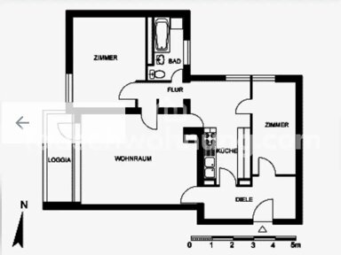 Wohnung zur Miete Tauschwohnung 480 € 3 Zimmer 77 m² 2. Geschoss Märkisches Viertel Berlin 13435