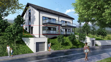 Terrassenwohnung zum Kauf provisionsfrei 279.000 € 2 Zimmer 80,4 m² 1. Geschoss Niederhorbacher Str. 47 Niederhorbach Neunkirchen-Seelscheid 53819