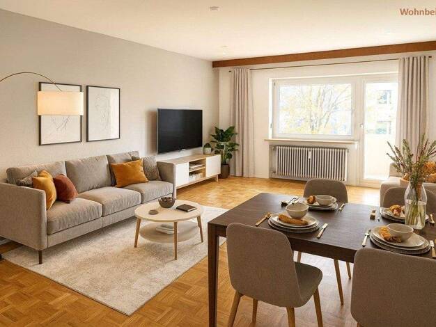 Wohnung zum Kauf 359.500 € 3 Zimmer 89 m² 2. Geschoss Hammerschmiede Augsburg / Hammerschmiede 86169