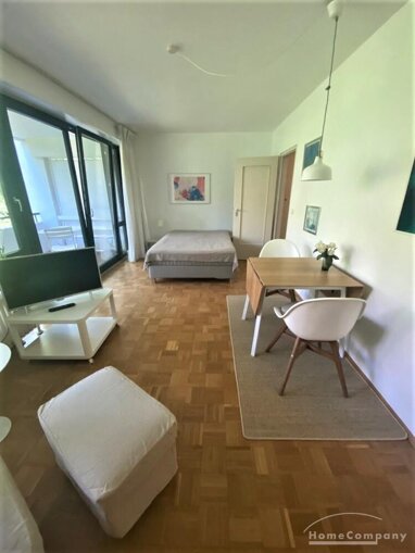 Wohnung zur Miete Wohnen auf Zeit 1.300 € 1 Zimmer 36 m² frei ab 01.10.2024 Alte Heide - Hirschau München 80805