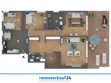 Wohnung zum Kauf 545.000 € 4 Zimmer 125,2 m² Sülldorf Hamburg 22589