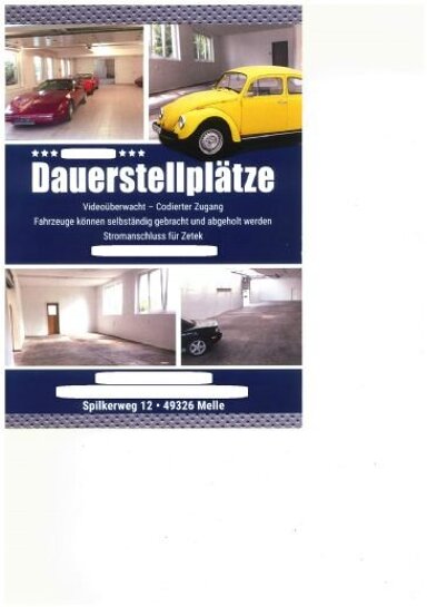 Garage zur Miete provisionsfrei Spilkerweg 12 Neuenkirchen Melle 49326