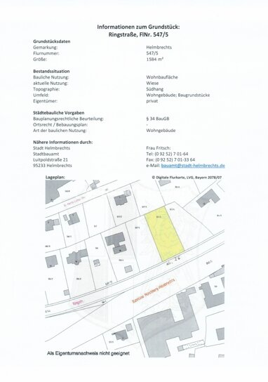 Grundstück zum Kauf 120.000 € 1.584 m² Grundstück Helmbrechts Helmbrechts 95233