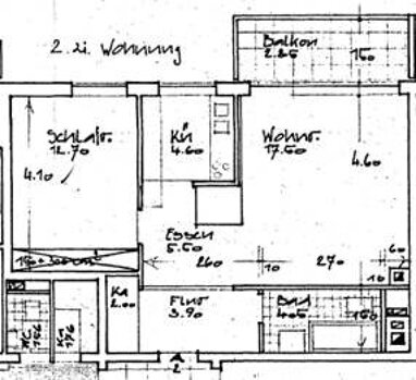 Wohnung zur Miete 800 € 2 Zimmer 51,8 m² Erdgeschoss Alt Moosach München 80993