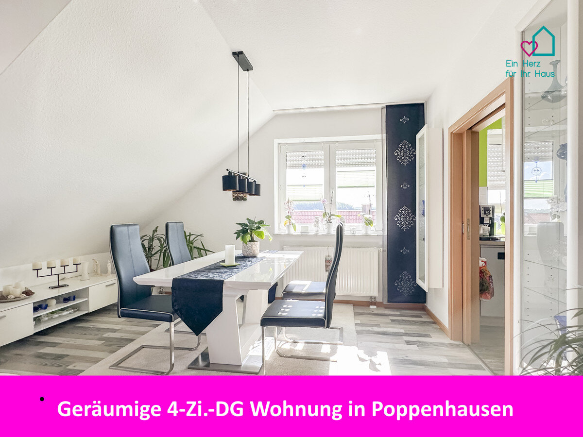 Wohnung zum Kauf 249.000 € 4 Zimmer 99,8 m²<br/>Wohnfläche 3. Stock<br/>Geschoss Poppenhausen Poppenhausen 97490