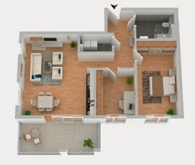 Wohnung zum Kauf Provisionsfrei 525.045 € 3 Zimmer 89,2 m² 2. Geschoss Wilhelminenschule Schleswig 24837