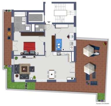 Wohnung zur Miete 1.425 € 3 Zimmer 117 m² 4. Geschoss Glockenhof Nürnberg 90461