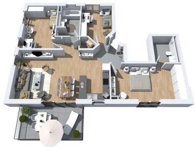 Wohnung zur Miete 2.000 € 4 Zimmer 100 m² 1. Geschoss Gibb Wiesbaden 65203