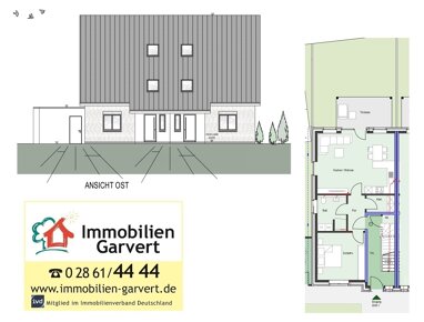 Terrassenwohnung zum Kauf Provisionsfrei 251.000 € 2 Zimmer 67 m² Gescher Gescher 48712