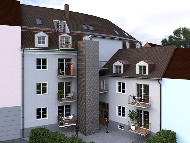 Terrassenwohnung zum Kauf Provisionsfrei 520.000 € 2 Zimmer 53 m² 3. Geschoss Ruffinistraße 35 Dom Pedro München 80637