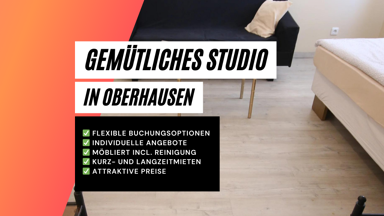 Wohnung zur Miete Wohnen auf Zeit 1.348 € 1 Zimmer 35 m² frei ab 01.01.2025 Rehmer Alstaden - Ost Oberhausen 46049