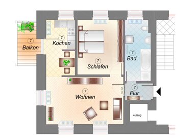 Apartment zur Miete 399 € 2 Zimmer 63,5 m² Großenhain Großenhain 01558