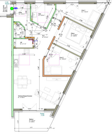 Wohnung zur Miete 648,88 € 4 Zimmer 88,8 m² frei ab 01.01.2025 Heidi-Denzel-Str. Sauerbrunnen - Kalkäcker - Fliegerhorst Crailsheim 74564