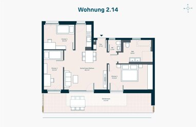 Penthouse zum Kauf provisionsfrei 478.000 € 4 Zimmer 92 m² 2. Geschoss Bachwiesen Zirndorf Zirndorf 90513