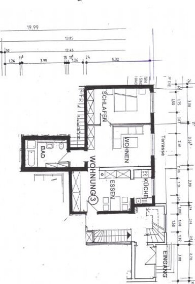 Terrassenwohnung zur Miete 600 € 3 Zimmer 80 m² EG Steinfischbach Waldems 65529