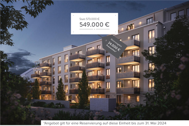 Wohnung zum Kauf Provisionsfrei 549.000 € 2 Zimmer 44,1 m² 1. Geschoss Bavariastrasse 36 Sendlinger Feld München 80336