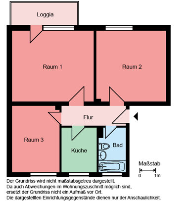 Wohnung zur Miete 519 € 3 Zimmer 66,2 m² 1. Geschoss Otto-Hue-Straße 30 Vormholz Witten 58456