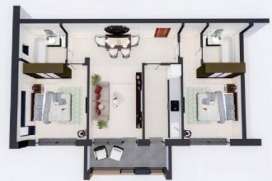 Wohnung zur Miete 580 € 2 Zimmer 55 m² Freisen Freisen 66629