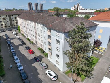 Wohnung zur Miete 381 € 2 Zimmer 45,5 m² 2. Geschoss frei ab 01.03.2025 Kußmaulstr. 5 Wohlgelegen - West Mannheim 68167