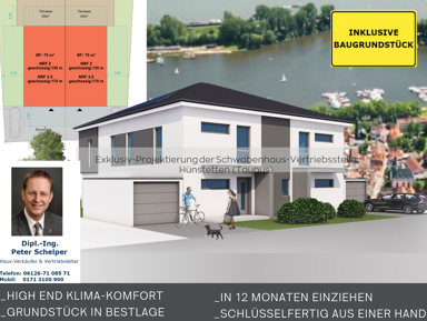 Doppelhaushälfte zum Kauf provisionsfrei 815.000 € 5 Zimmer 130 m² 365 m² Grundstück Freudenberg Wiesbaden 65201