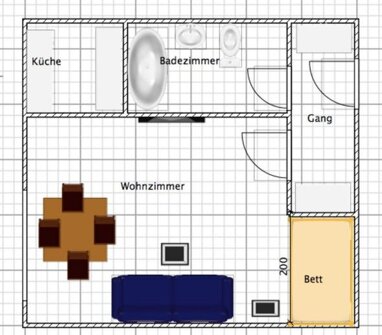 Wohnung zur Miete Wohnen auf Zeit 1.399 € 3 Zimmer 32 m² frei ab sofort Am Luitpoldpark München 80796