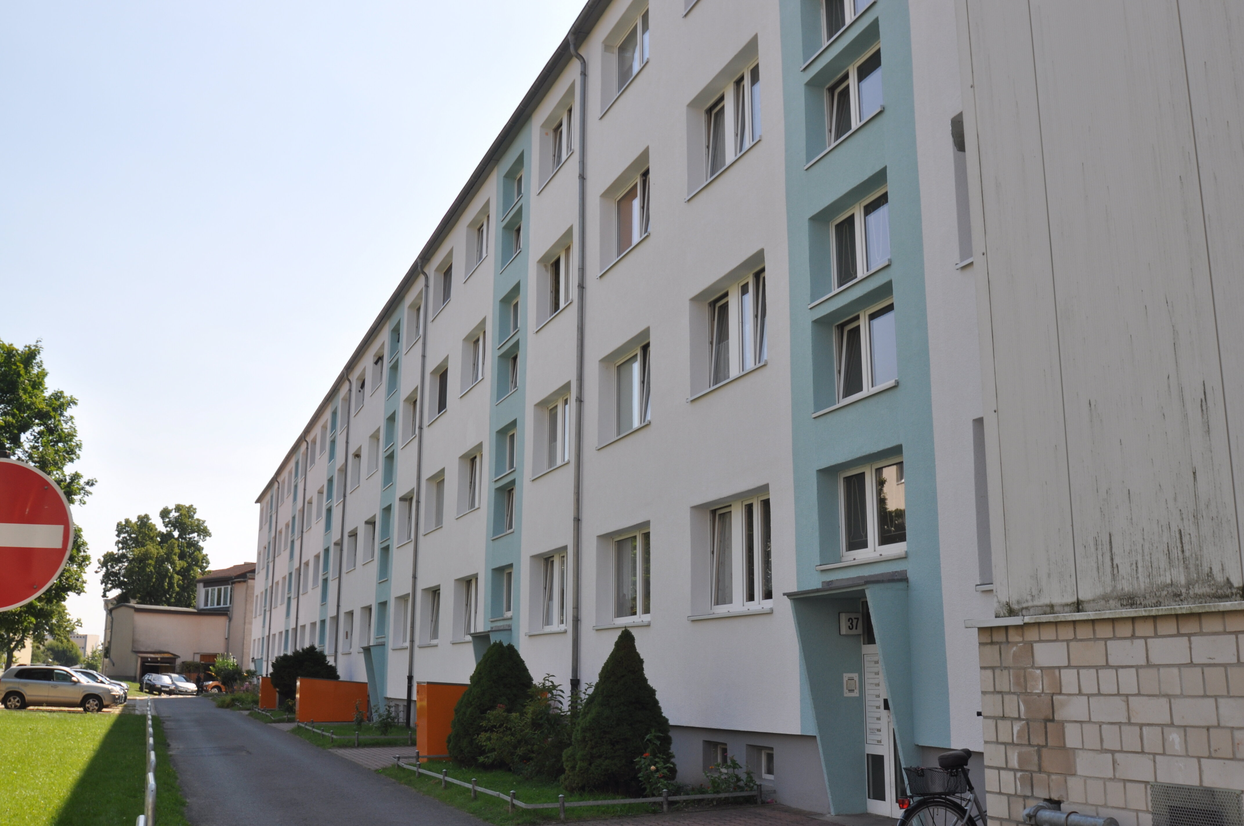 Wohnung zur Miete 385 € 2 Zimmer 49,6 m² Erdgeschoss Steinstraße 45 Prenzlau Prenzlau 17291