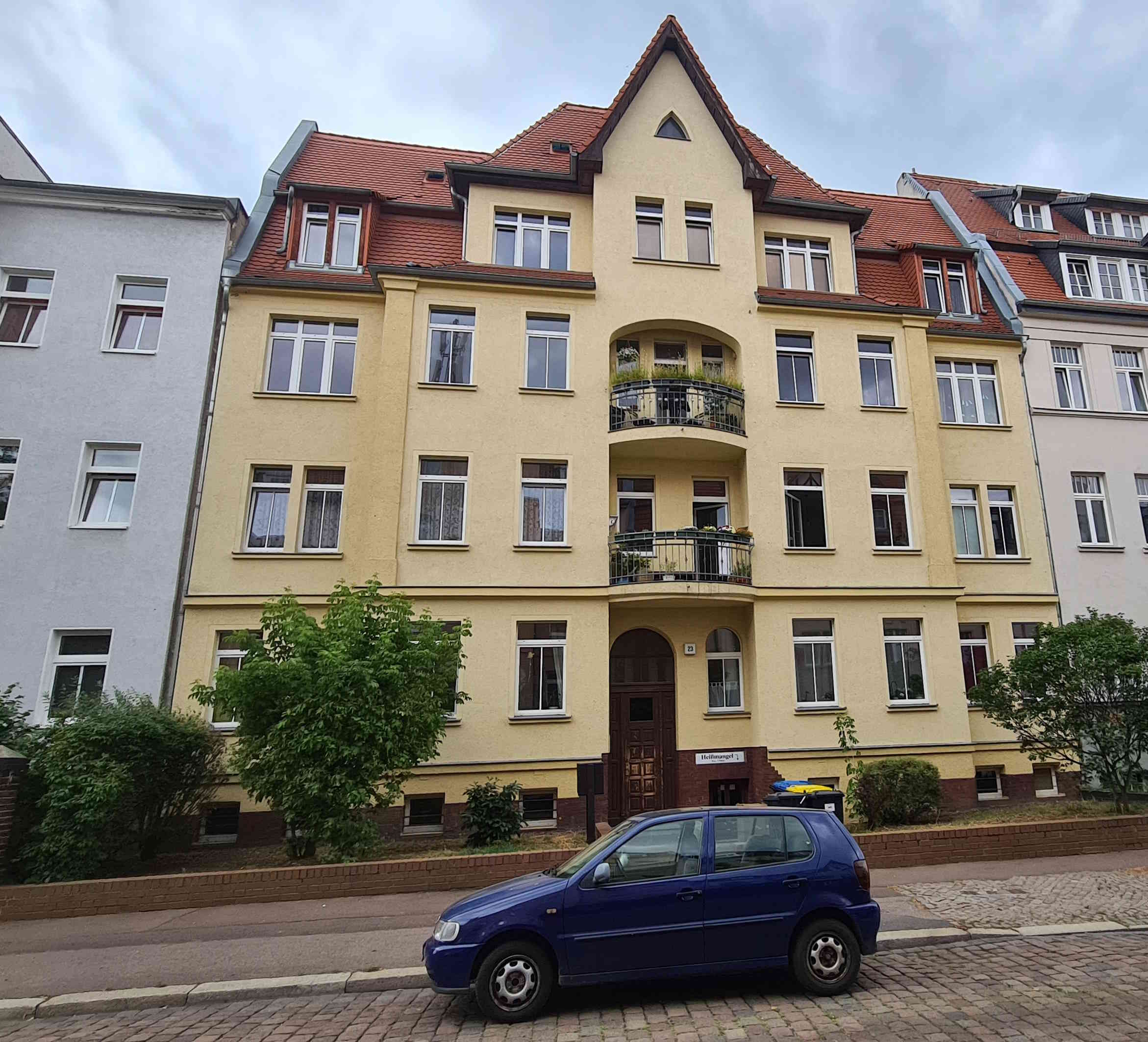 Wohnung zur Miete 550 € 3 Zimmer 69 m²<br/>Wohnfläche 3.<br/>Geschoss Beyschlagstraße Südliche Innenstadt Halle (Saale) 06110