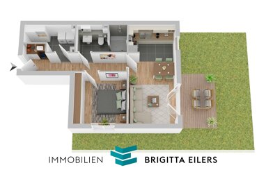 Wohnung zum Kauf Provisionsfrei 261.000 € 2 Zimmer 60,6 m² Erdgeschoss Achim Achim 28832