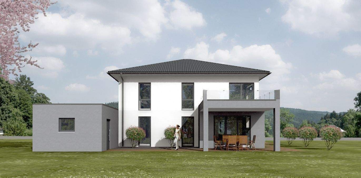 Moderne Stadtvilla von Visio PlanHaus