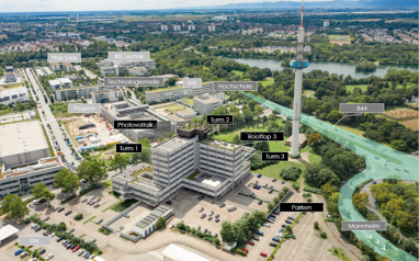 Büro-/Praxisfläche zur Miete Provisionsfrei 8.000 m² Bürofläche teilbar ab 1.000 m² Mundenheim / Stadtbezirk 512 Ludwigshafen 67059