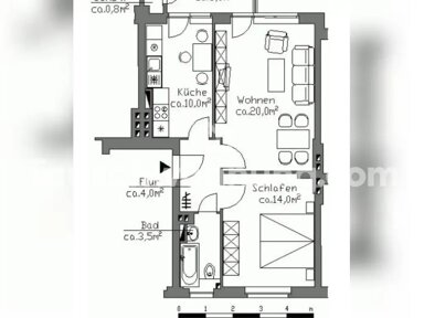 Wohnung zur Miete 704 € 2 Zimmer 54 m² EG Weißensee Berlin 13088