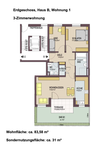 Terrassenwohnung zum Kauf 590.000 € 3 Zimmer 83,6 m² Littenweiler Freiburg im Breisgau 79117