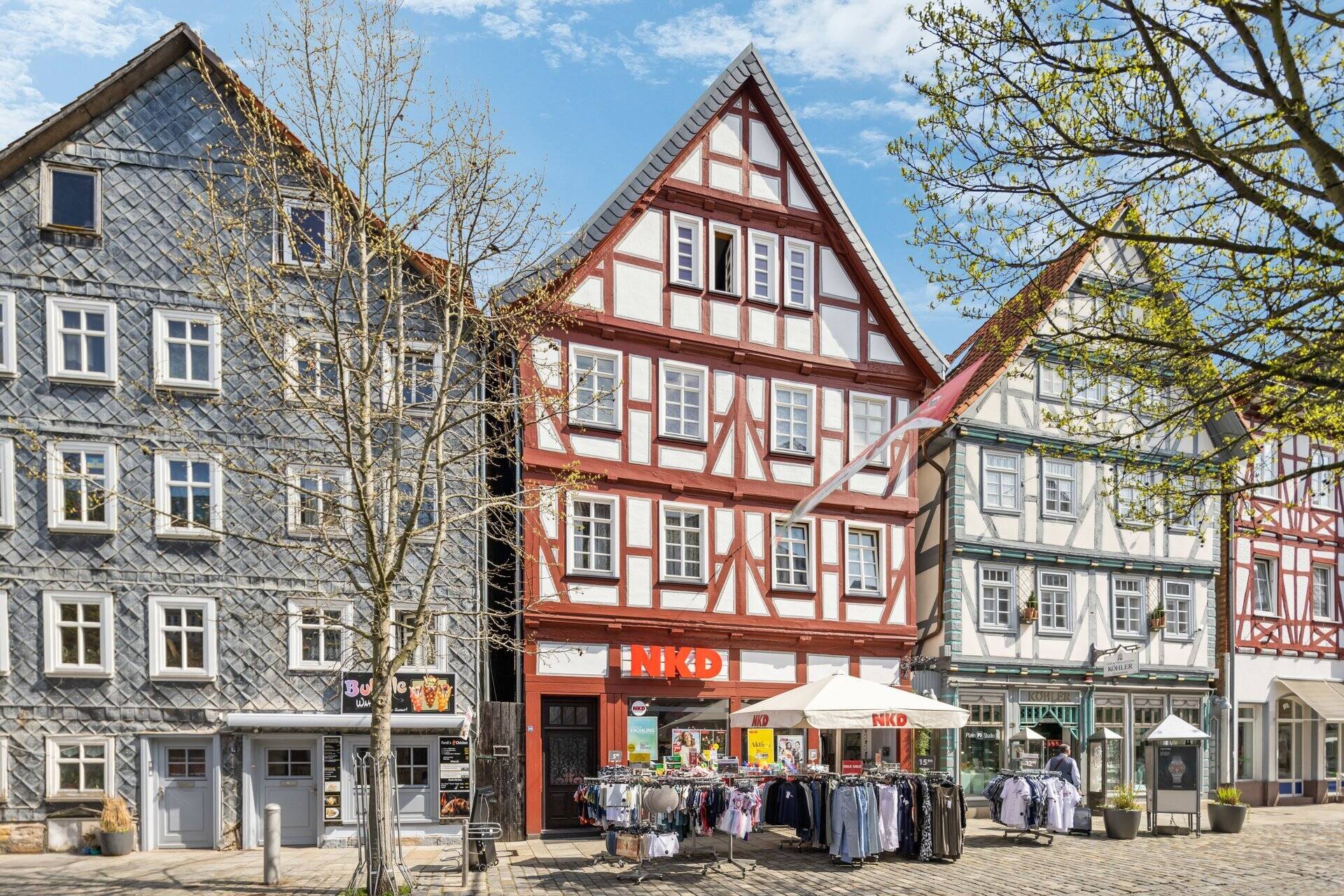 Charmantes Wohngeschäftshaus in der Fußgängerzone von Melsungen