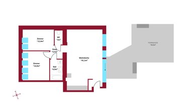 Wohnung zum Kauf 499.000 € 3 Zimmer 78,8 m² Wien 1100