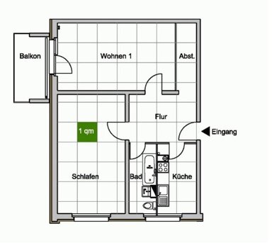 Wohnung zur Miete 516 € 2 Zimmer 65,8 m² 1. Geschoss frei ab 29.11.2024 Niederseidewitzer Weg 10 Dobritz-Süd (Jessener Str.) Dresden 01257