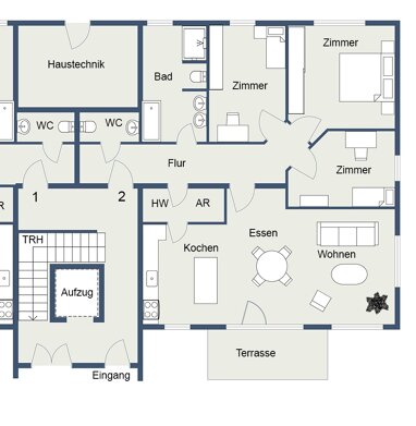 Wohnung zum Kauf 549.430 € 4 Zimmer 117 m² 1. Geschoss Steinenbrück Overath 51491