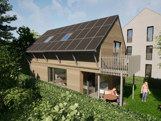 Einfamilienhaus zum Kauf provisionsfrei 698.500 € 3 Zimmer 80,1 m² 343 m² Grundstück frei ab 01.05.2027 Burgfarrnbach Fürth 90768