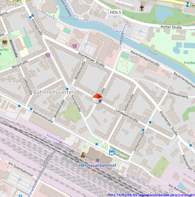 Grundstück zum Kauf 247.500 € 1.754 m² Grundstück Bahnhofsviertel Hof 95028